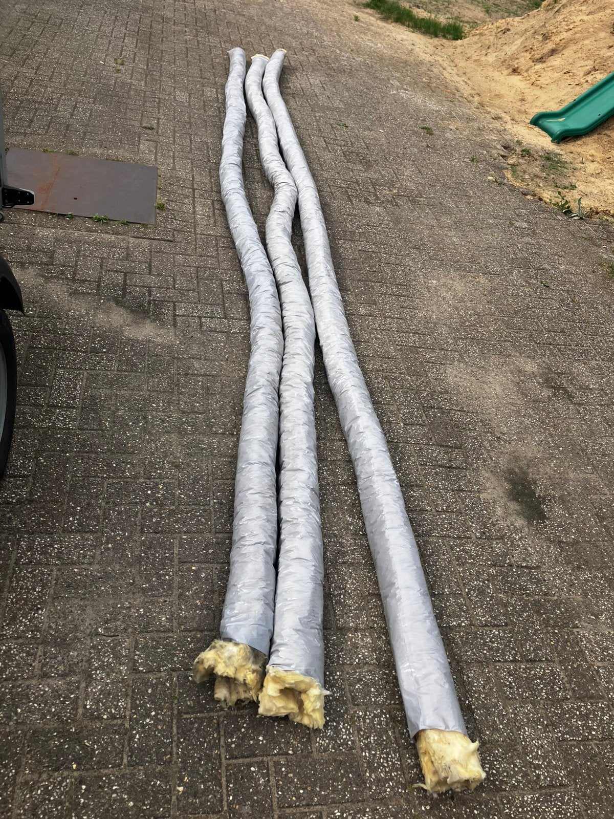 Geïsoleerde flexibele buizen, Ophalen, Zo goed als nieuw