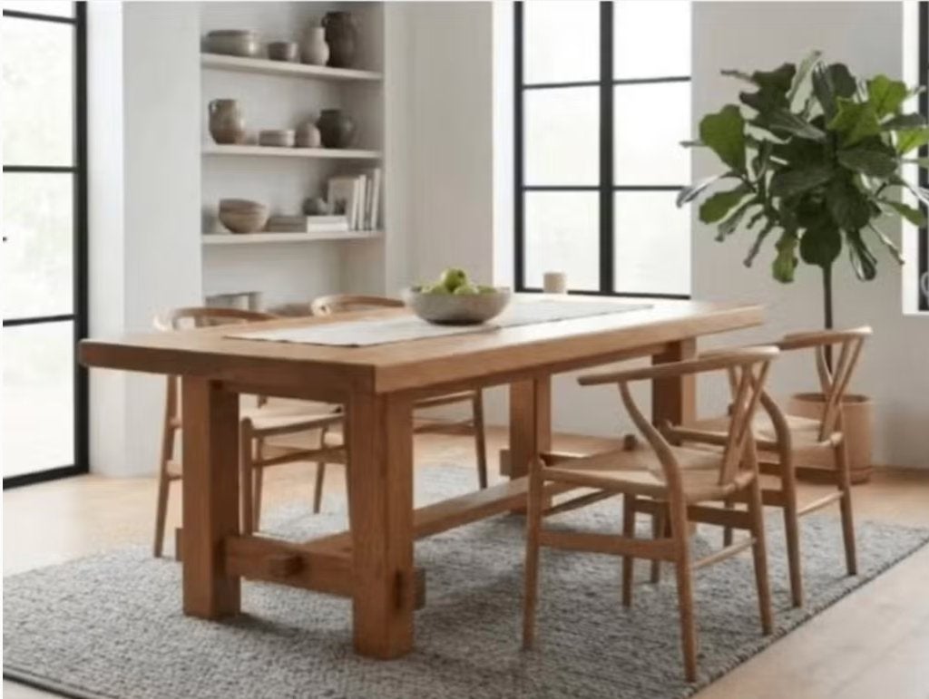 scandinavische eiken tafel, Ophalen, Gebruikt