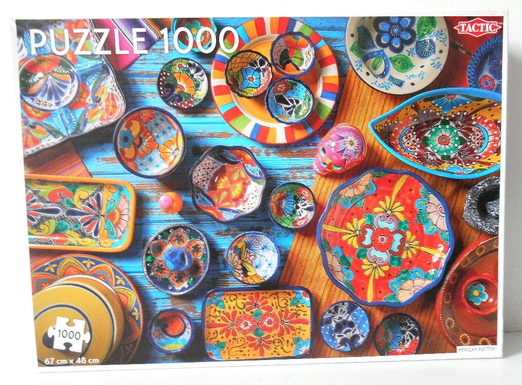 Puzzel Mexicaanse pottenbakkerij, Envoi, 500 à 1500 pièces, Comme neuf, Puzzle