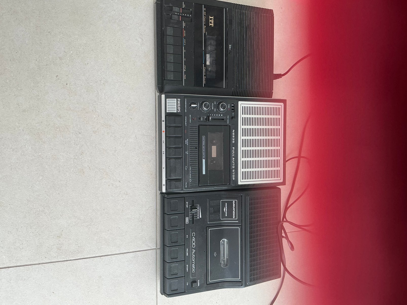 Retro goede staat …, Audio, Tv en Foto, Cassettedecks, Ophalen of Verzenden