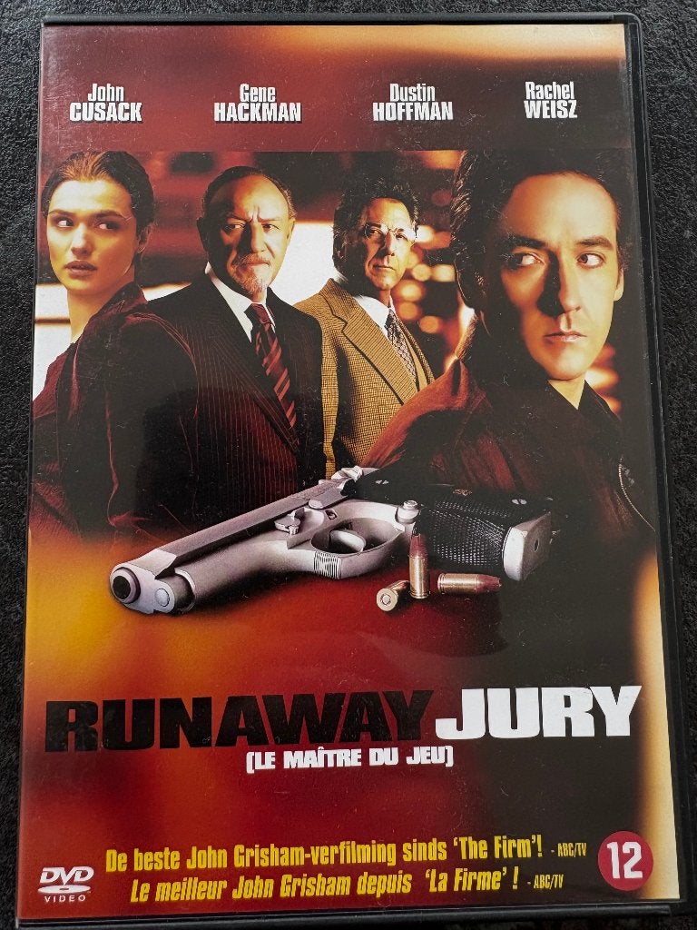 Runaway Jury DVD, Enlèvement ou Envoi, Néerlandais, Comme neuf, Thriller d'action