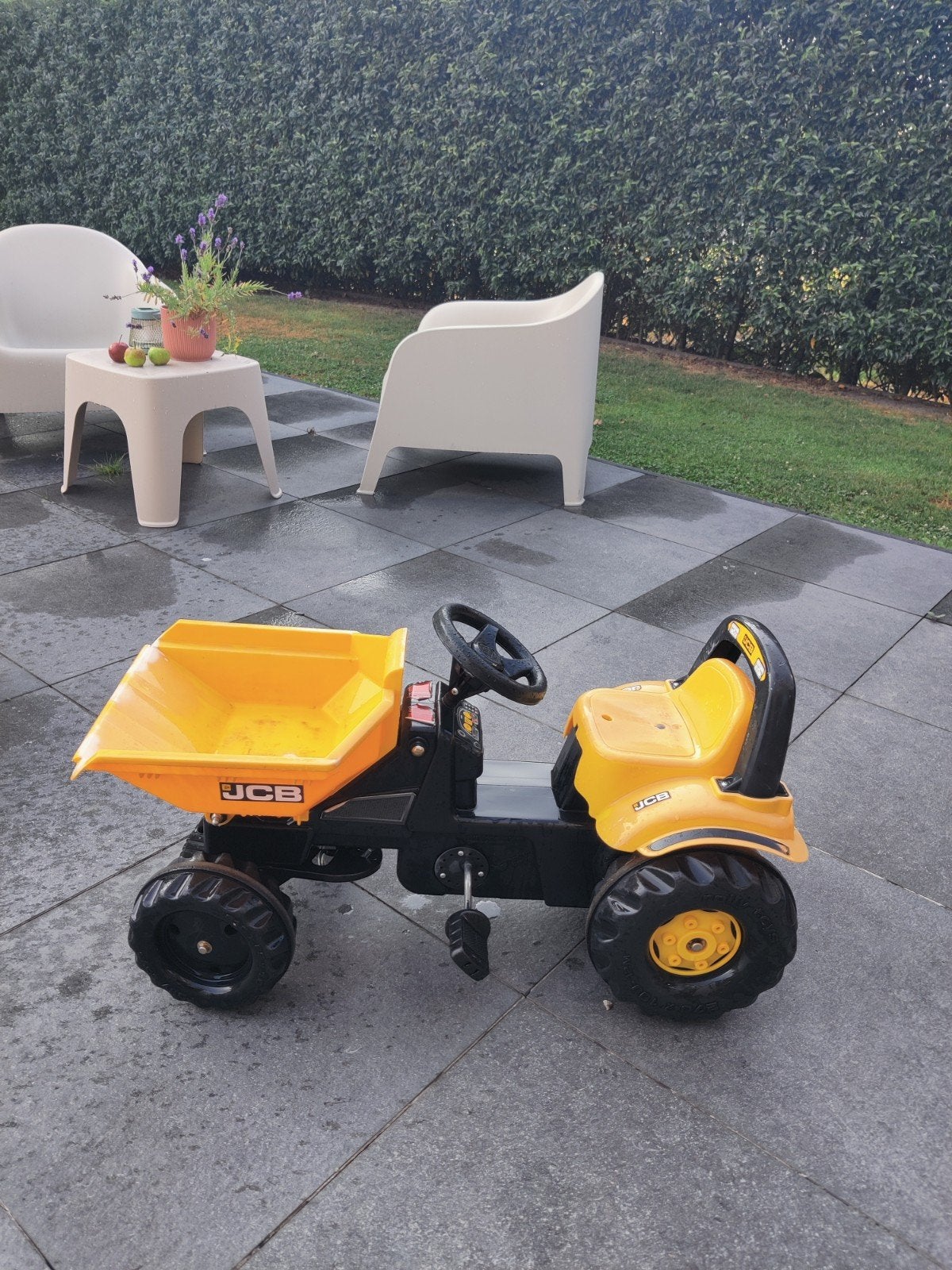 Rolly toys rollydumperkid JCB - tractor met pedalen, Ophalen