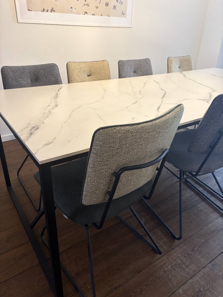 Table en céramique, Enlèvement, Comme neuf, Cinq personnes ou plus, Rectangulaire