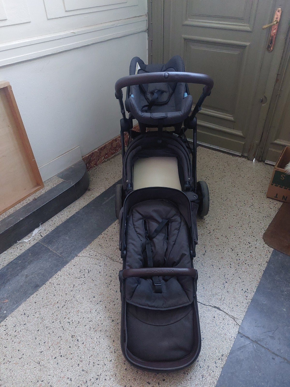 kinderwagen set., Gebruikt, Met autostoeltje, Ophalen, Kinderwagen