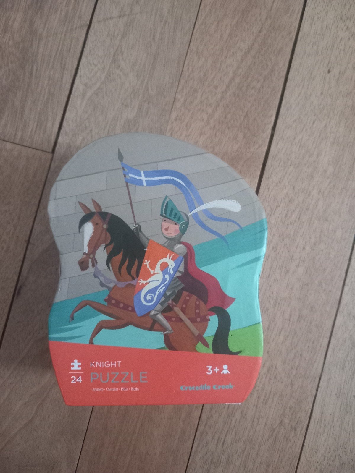 Ridder puzzel, Ophalen of Verzenden, Minder dan 500 stukjes, Zo goed als nieuw, Legpuzzel