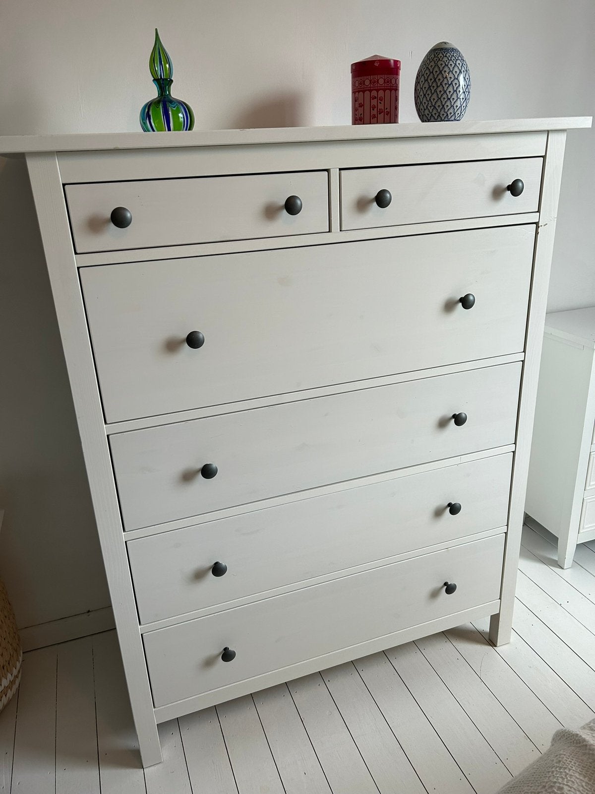 Commode IKEA Hemnes 6 tiroirs, 25 à 50 cm, 5 tiroirs ou plus, Utilisé, 50 à 100 cm