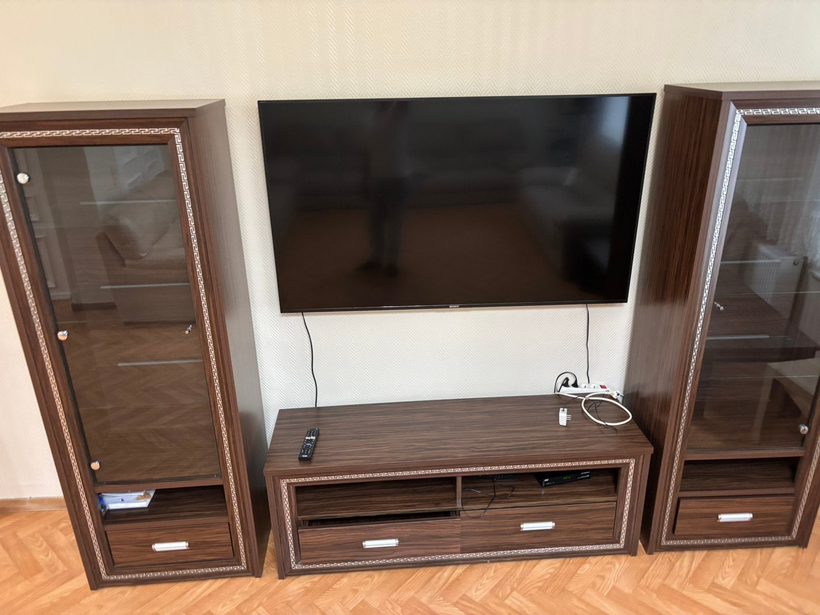 Meuble TV avec table salon, Enlèvement