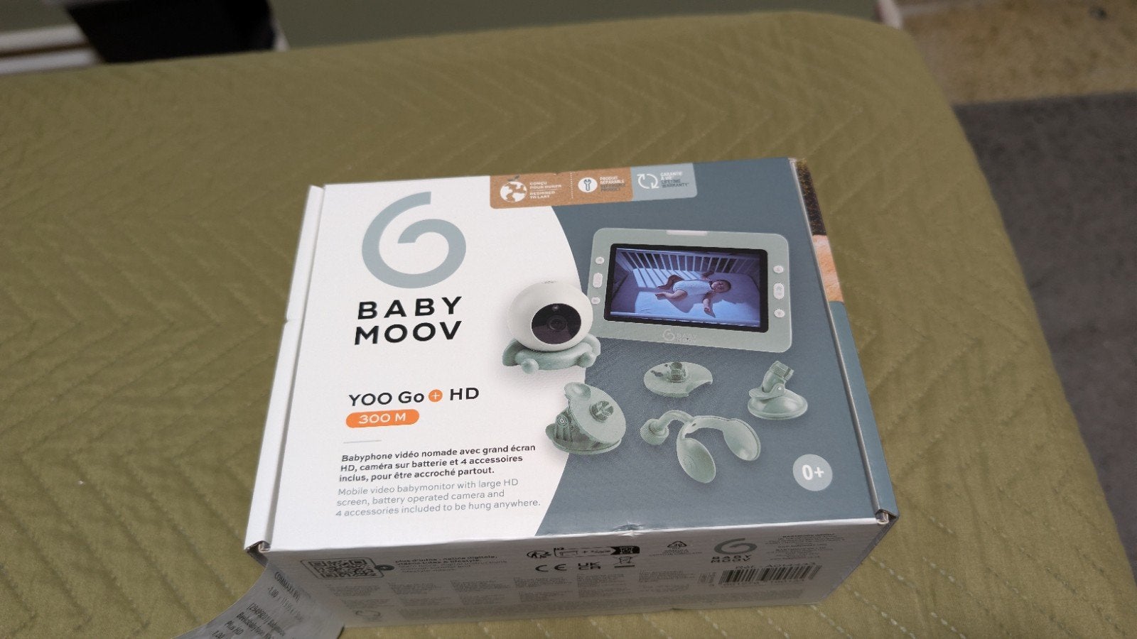 Babymoov Voo go +hd. nieuw in de doos, Enfants & Bébés, Babyphones, Enlèvement