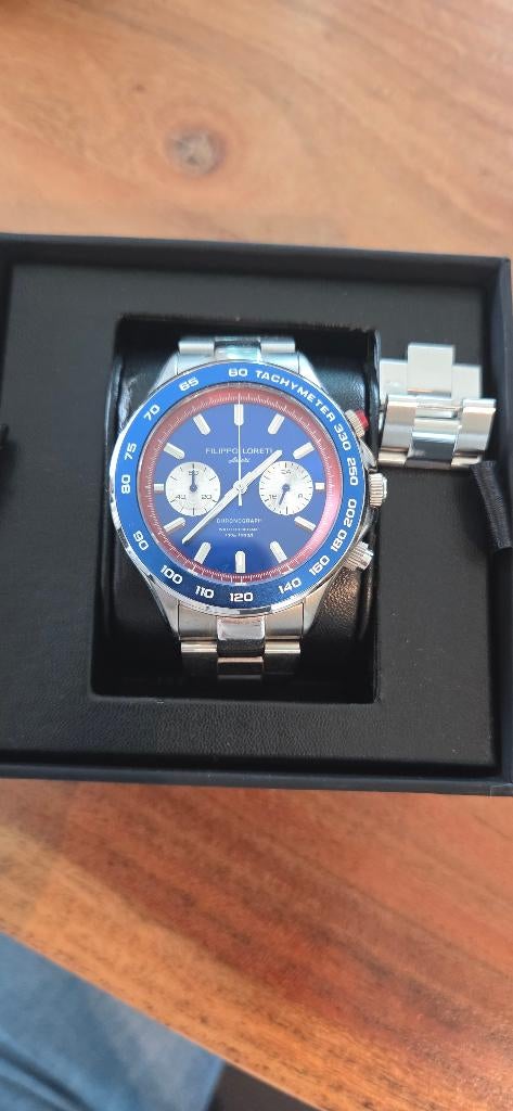 Filippo Loreti Ascari Chronograph horloge heren, Overige merken, Staal, Met bandje, Polshorloge