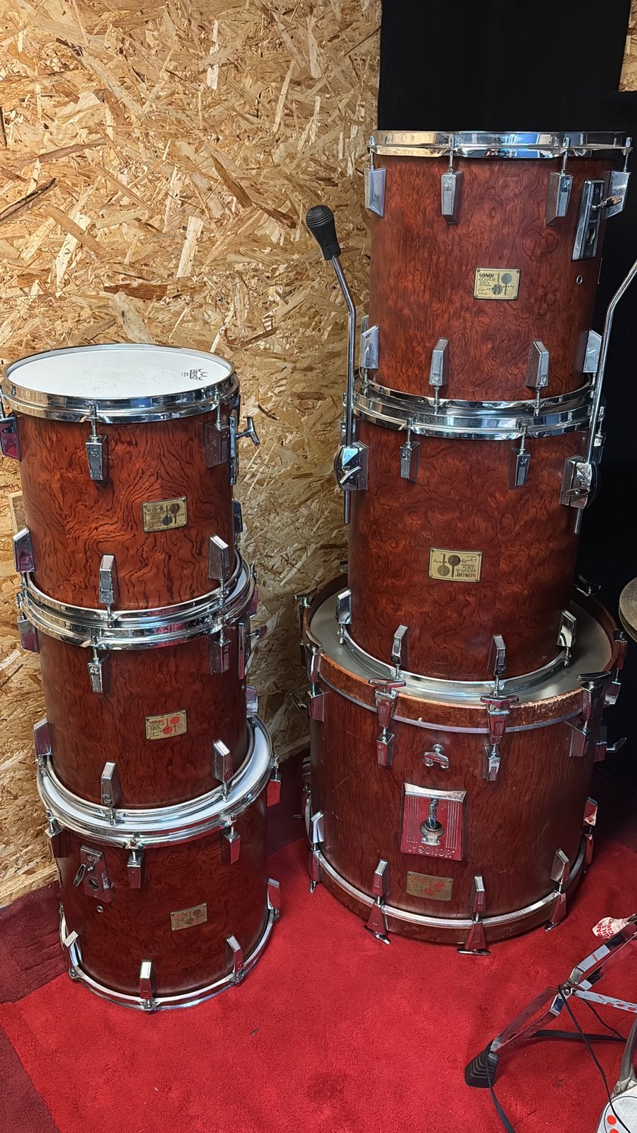 Sonor signature bubinga te koop / ruil evt met Roland vad, Musique & Instruments, Batteries & Percussions, Enlèvement, Comme neuf