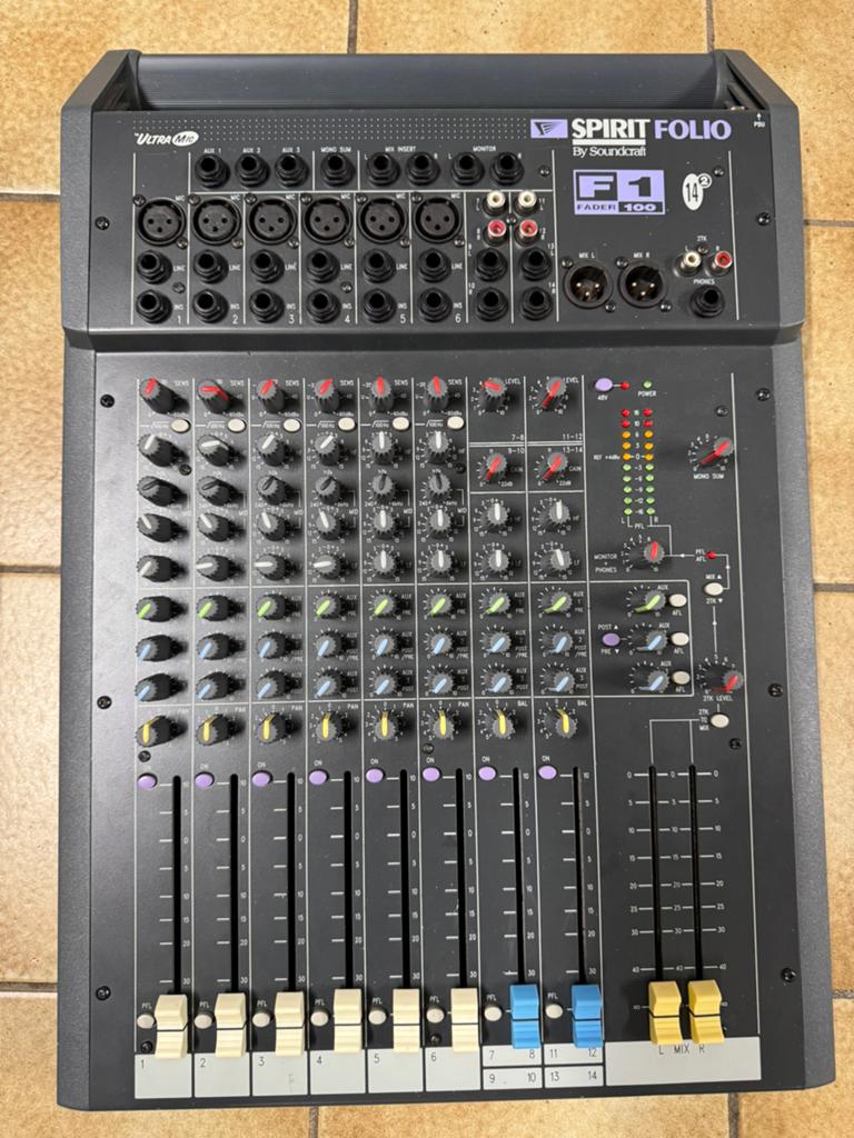 Table de mixage Siundcraft Siprit 14/2, Muziek en Instrumenten, Ophalen, Gebruikt, 5 tot 10 kanalen, Microfooningang