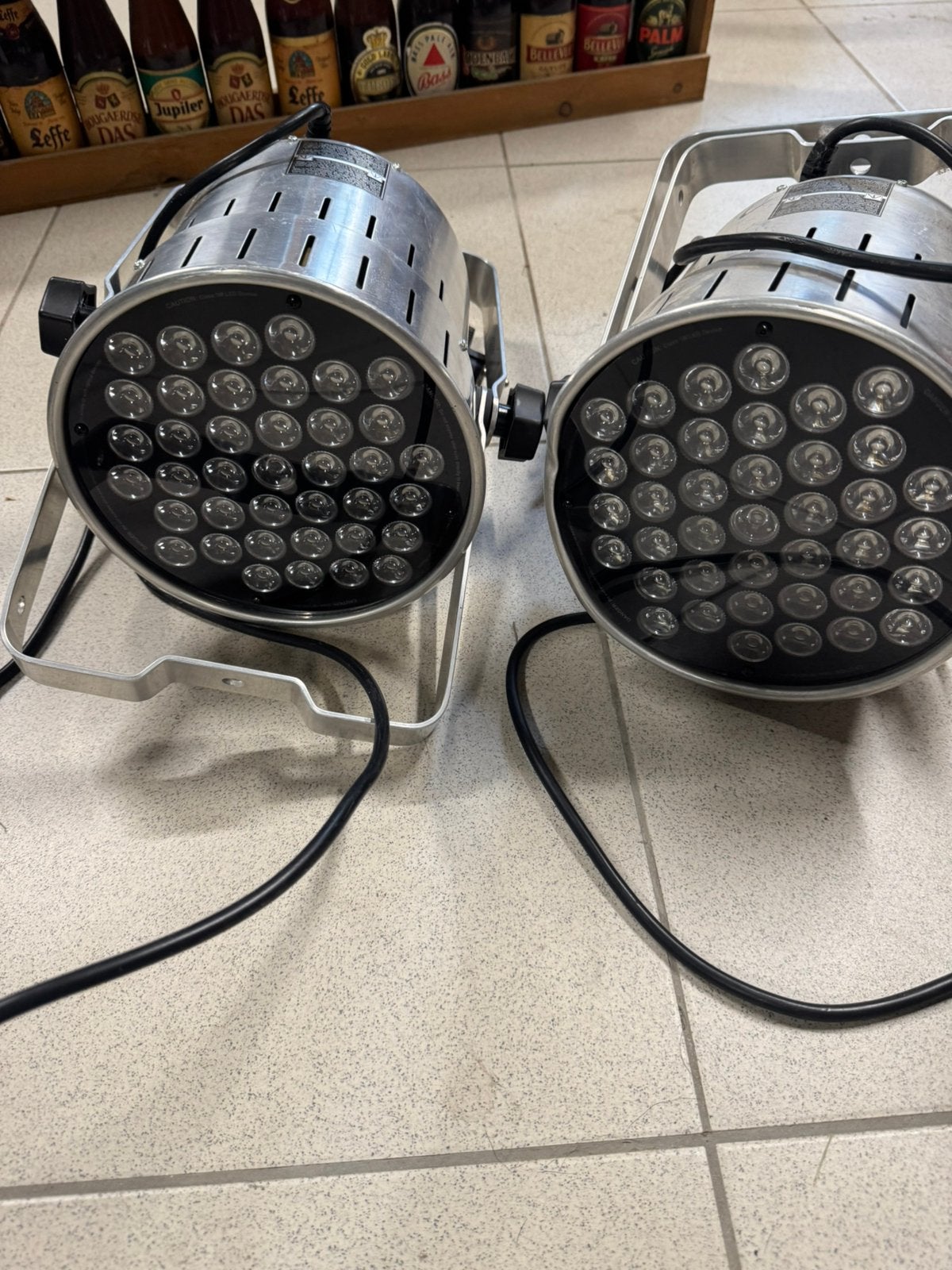 2 ledspots, Musique & Instruments, Lumières & Lasers, Enlèvement, Utilisé