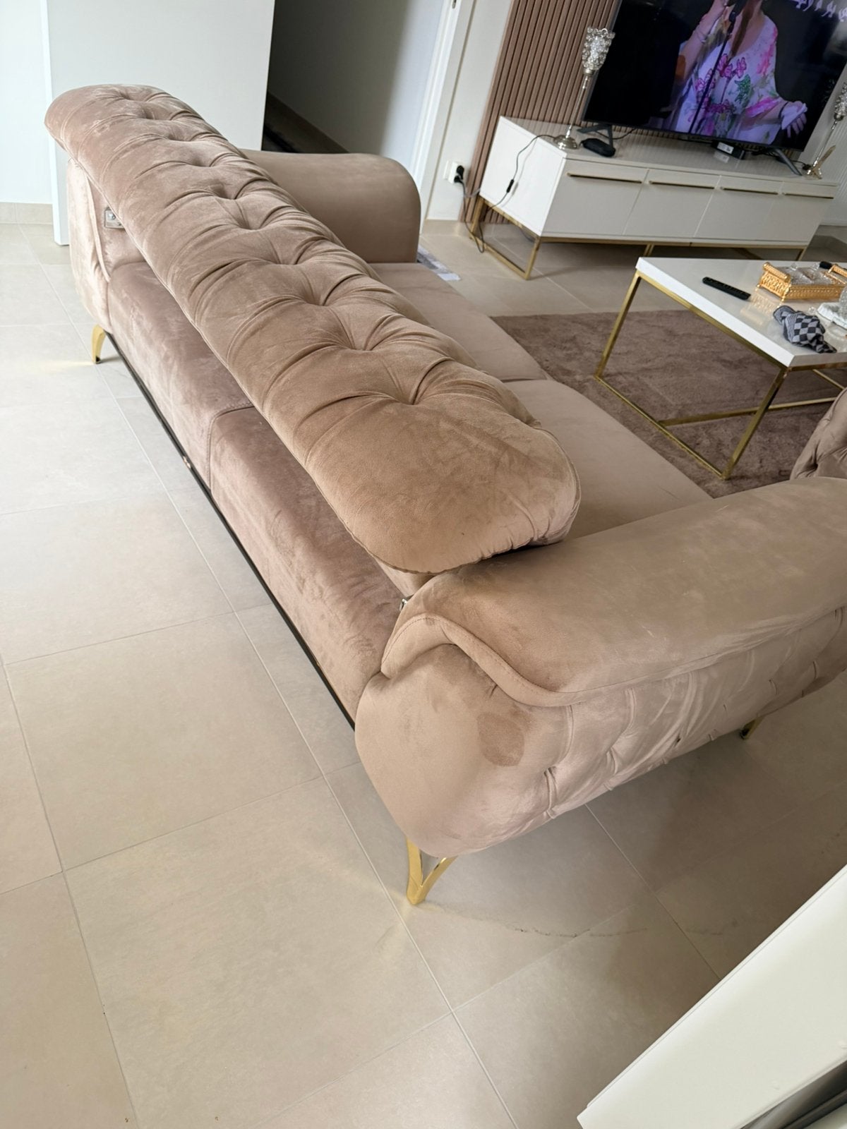 Sofa te koop . fauteuil pour trois personnes., Ophalen, 150 tot 200 cm, Driepersoons, 75 tot 100 cm