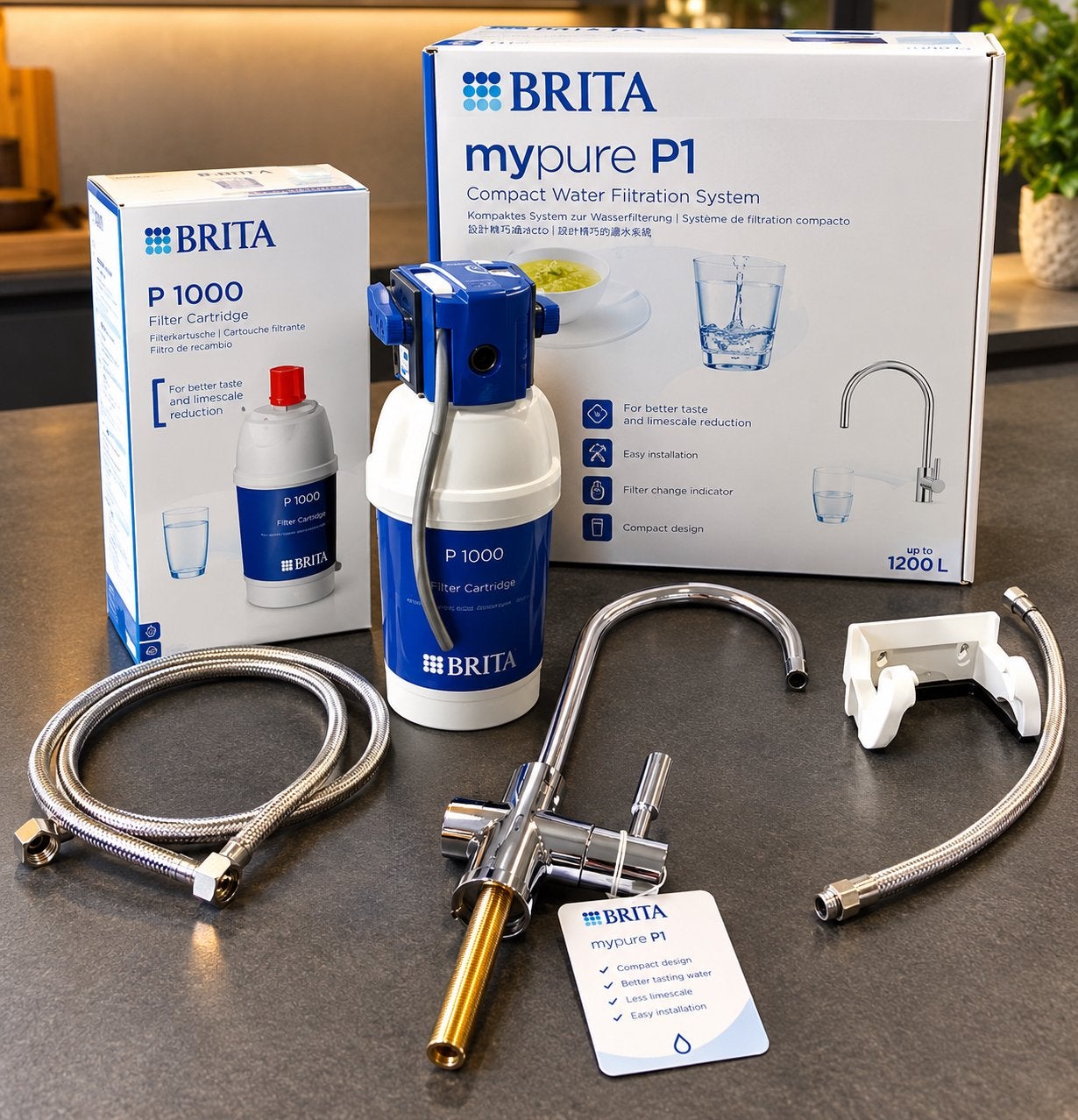 Brita mypure p1 met extra filter, Elektronische apparatuur, Ophalen, Zo goed als nieuw