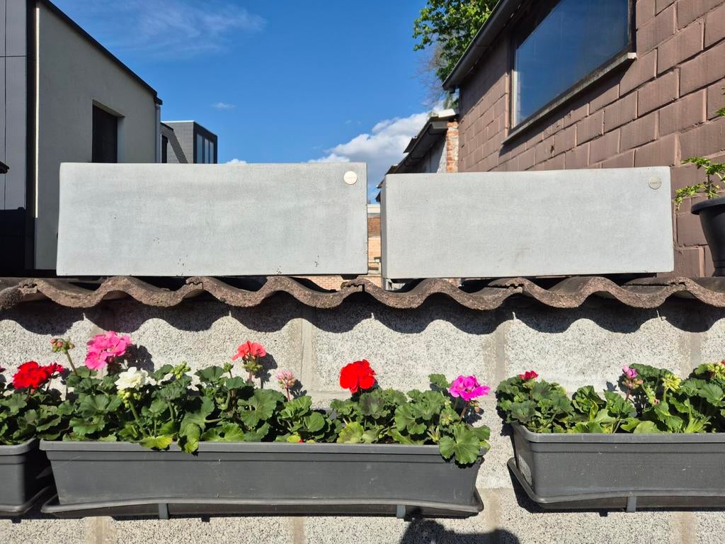 2x Cosapots plantenbak 60x20x22, Tuin en Terras, Ophalen, Zo goed als nieuw, Beton