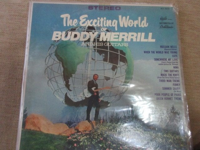 LP Buddy Merrill ‎– The Exciting World Of Buddy Merrill, Cd's en Dvd's, Vinyl | Verzamelalbums, LP, Gebruikt, 12 inch, R&B en Soul