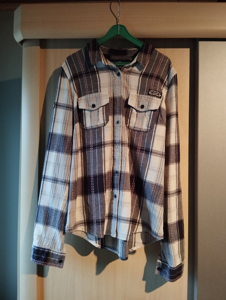 kleding meisjes (hemd), Ophalen, Zo goed als nieuw, Maat 36 (S), Superdry