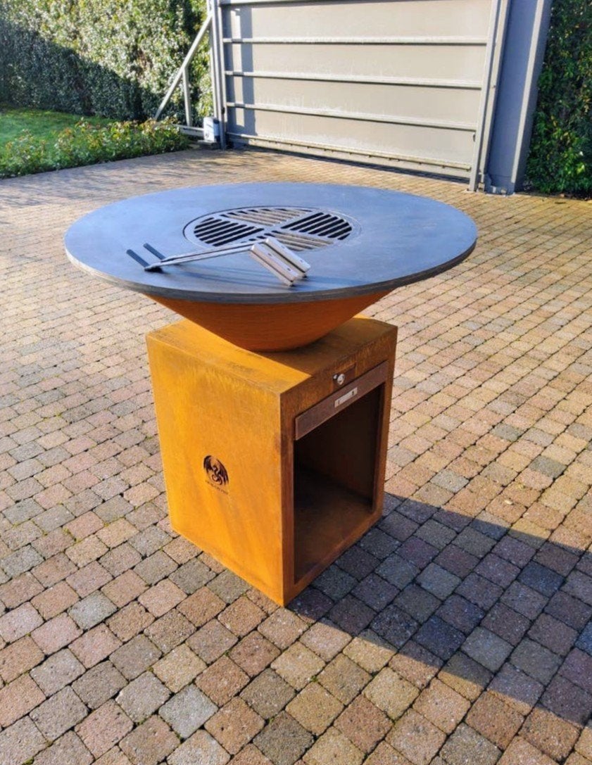 Nieuw Cortenstaal BBQ full option, Tuin en Terras, Ophalen