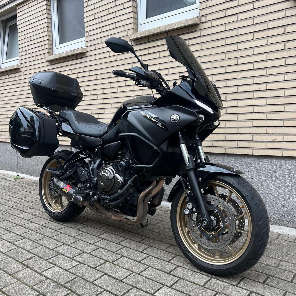 Yamaha Tracer 7 GT A2 Akrapovic, Particulier, Poignées chauffantes