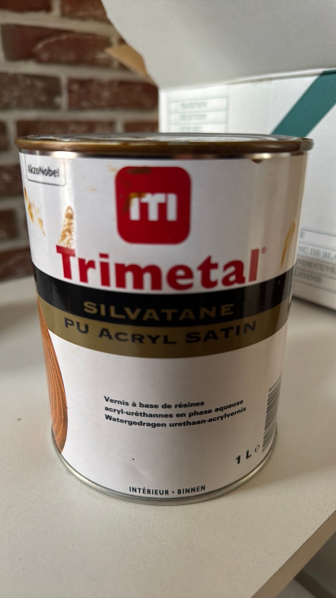 Vernis, Minder dan 5 liter, Ophalen, Zo goed als nieuw, Beits