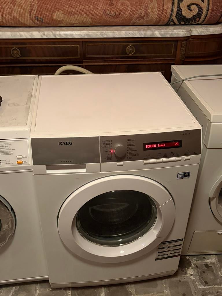 Machine à laver Aeg 8kg A++ | Livraison possible, Electroménager, Lave-linge, Comme neuf, Chargeur frontal, 6 à 8 kg, 85 à 90 cm
