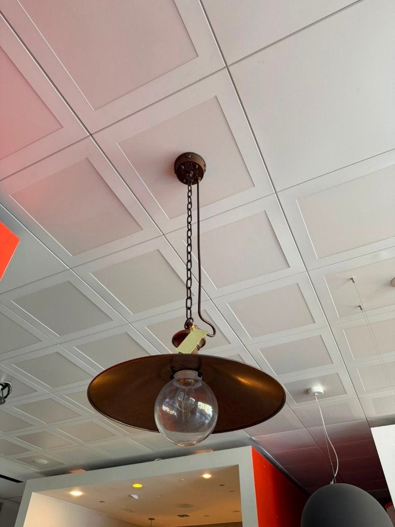 4x Aldo Bernardi design hanglamp – massief messing, Enlèvement, Neuf