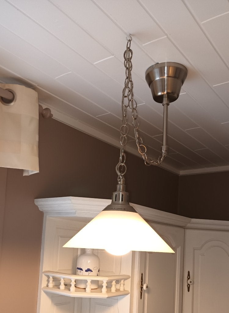 hanglampen, Ophalen, E27 (groot), Zo goed als nieuw, Glas