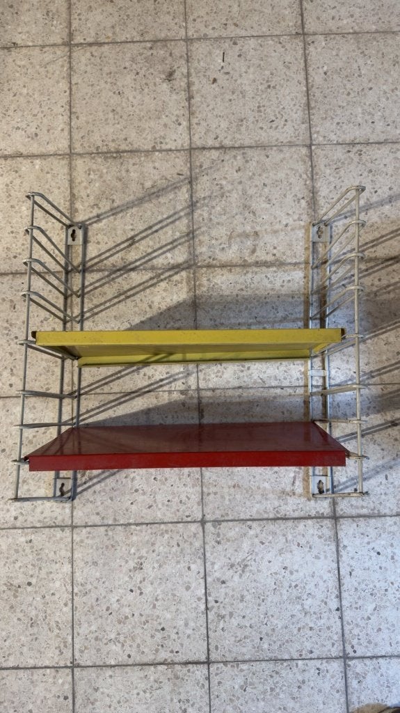 Vintage Tomado wandrek rood/geel - Tomado Holland, A. Dekker, Huis en Inrichting, Ophalen, Gebruikt