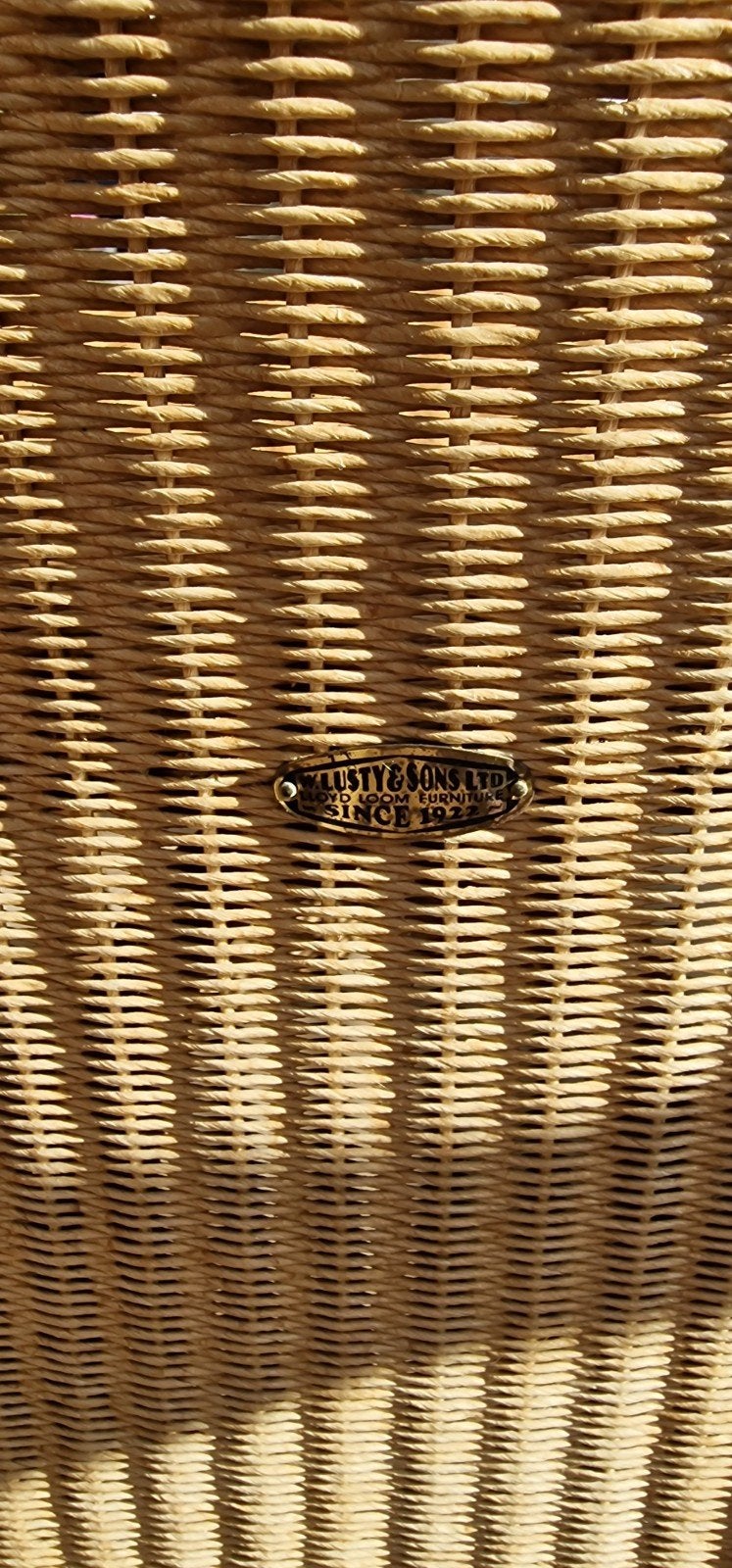 8 chaises uniques Lloyd Loom 1922., Enlèvement