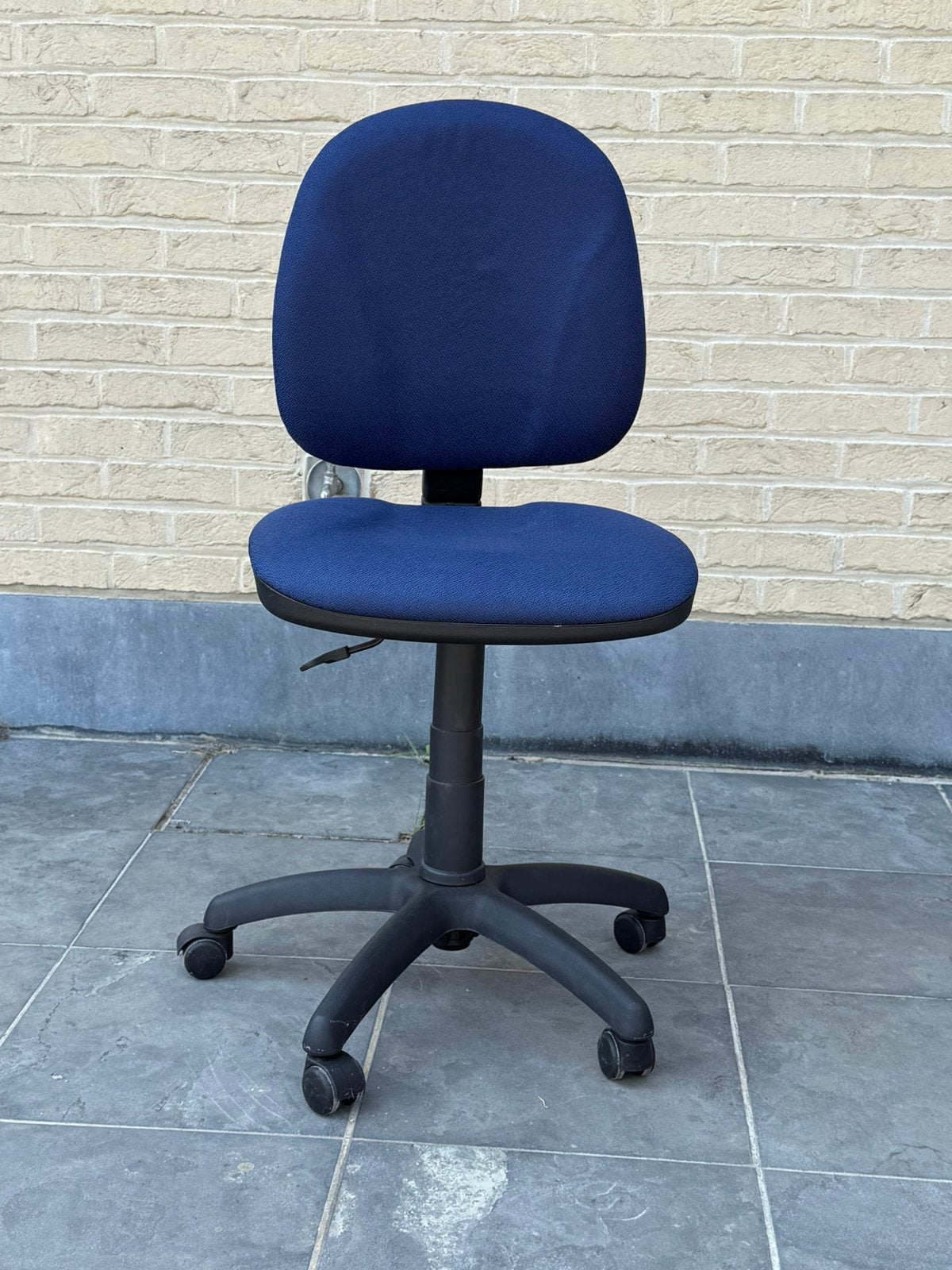 Bureaustoel te koop, Huis en Inrichting, Bureaustoelen, Ophalen, Gebruikt, Blauw, Bureaustoel