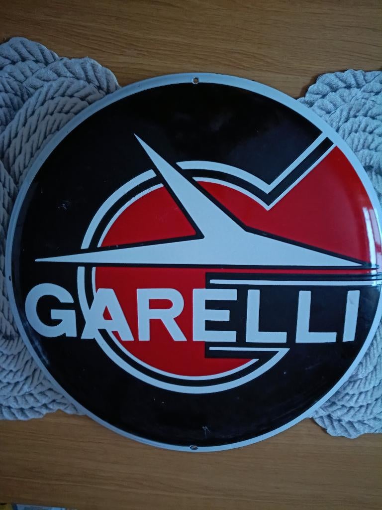 plaque émaillée Garelli, Enlèvement, Comme neuf, Autres types, Autres marques