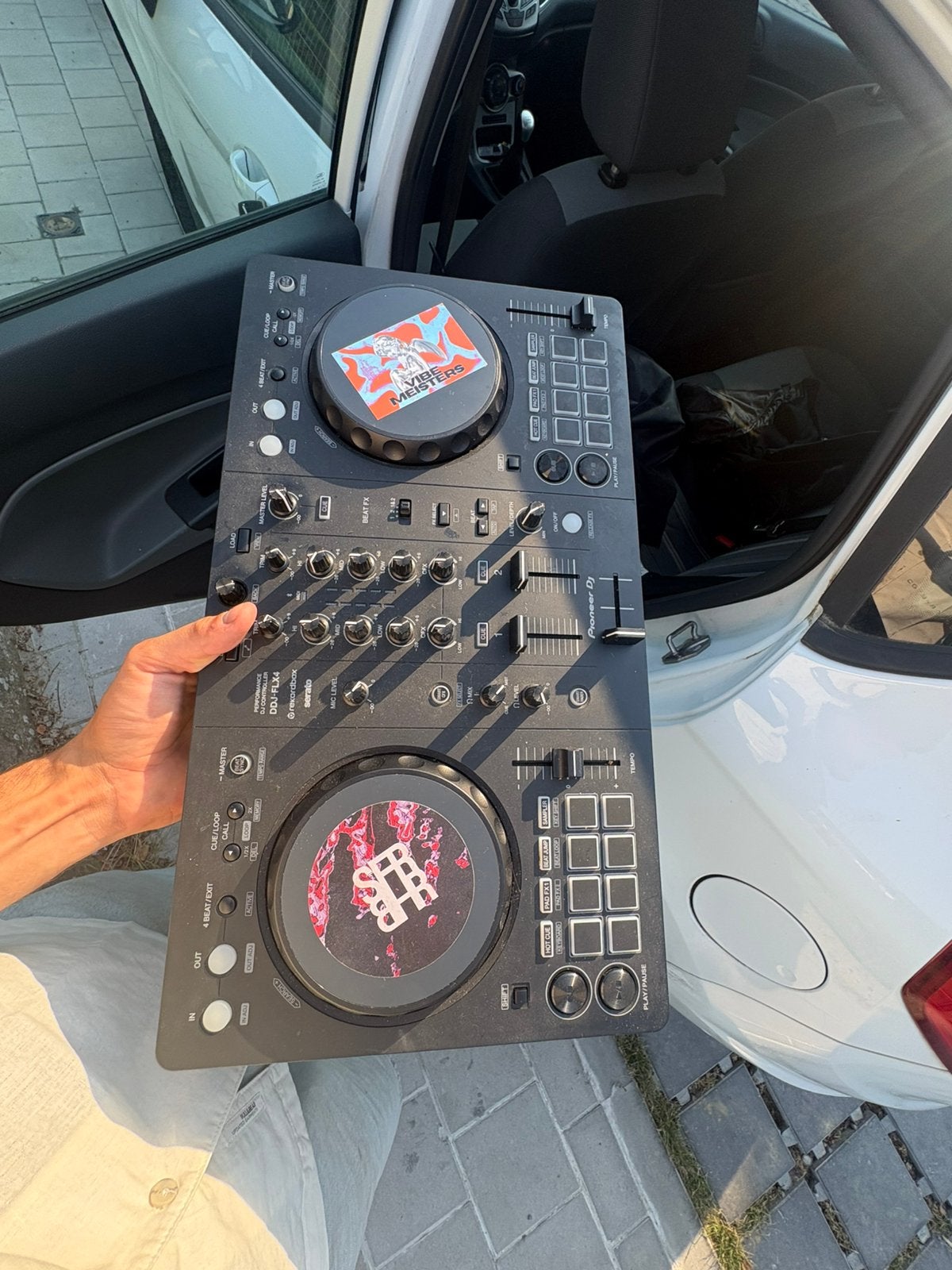 mengpaneel dj, Ophalen, Zo goed als nieuw
