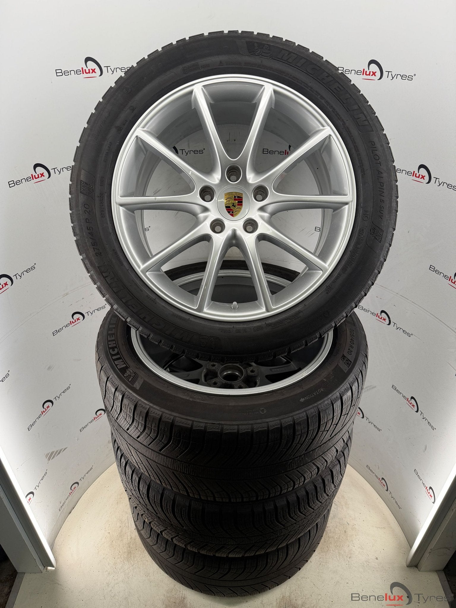 winter 20'' org Porsche Cayenne breedset 275/45 305/40 R20, Pneus et Jantes, Pneus hiver, Véhicule de tourisme, 275 mm