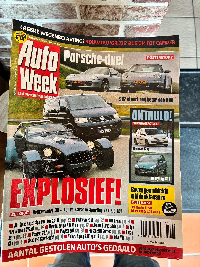 Autoweek 2004 - compleet van 1 t.e.m. 52, Ophalen of Verzenden, Gelezen