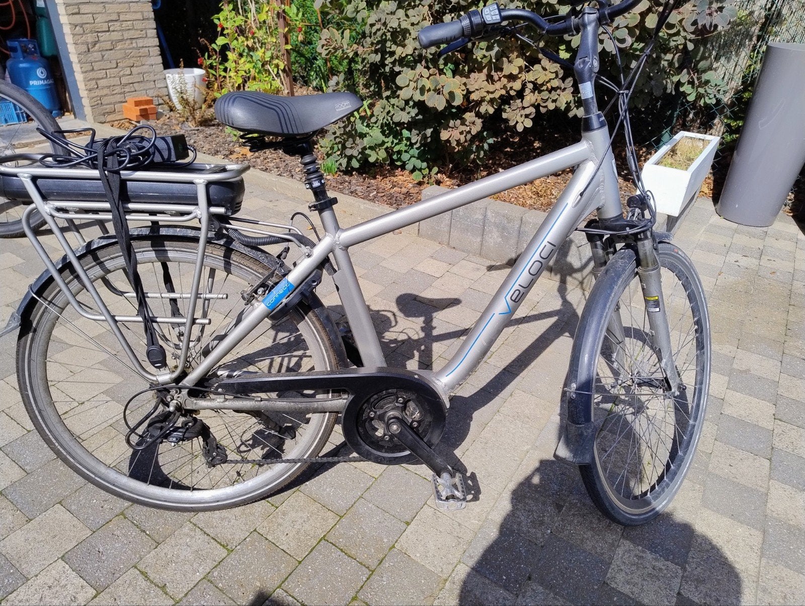 Electrische fiets. Velocity, Fietsen en Brommers, Ophalen, Gebruikt, 30 tot 50 km per accu, Overige merken