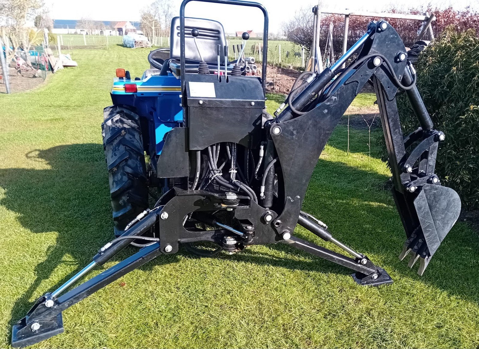 graafmachine / Backhoe kraan mini-tractor - PERFECTE STAAT, Enlèvement, Excavatrice