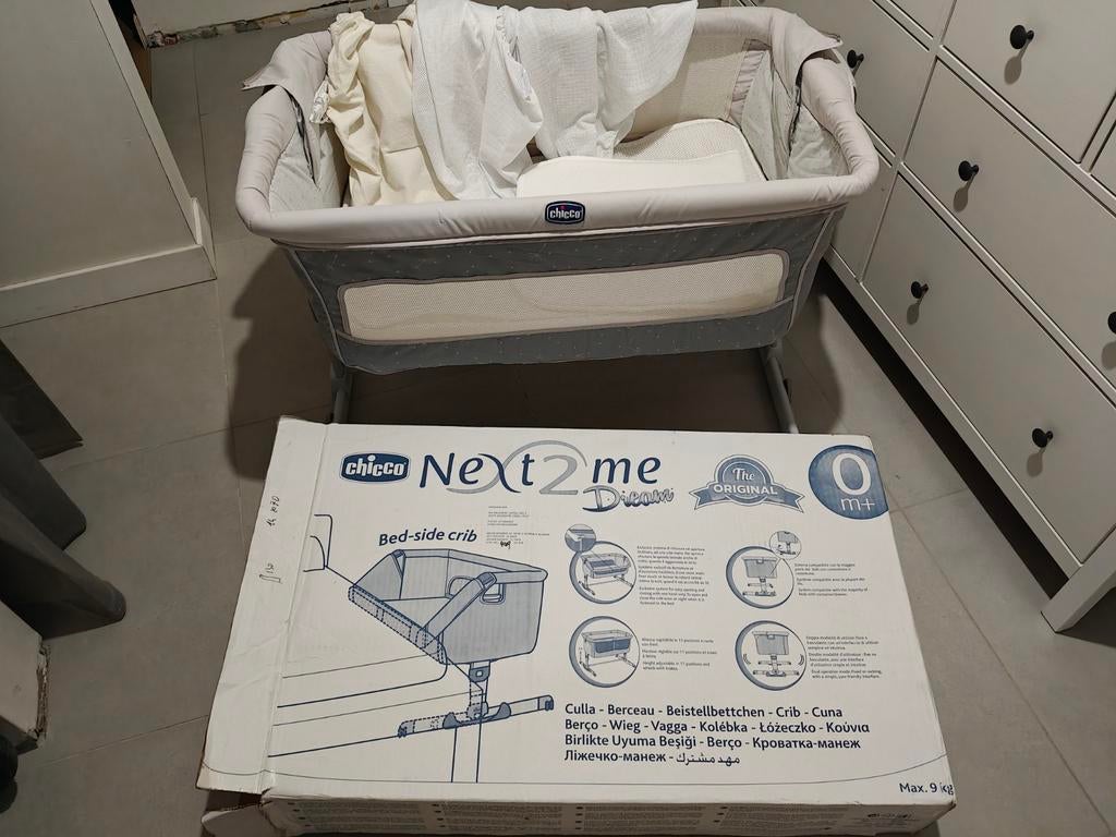 Cosleeper Chicco + Aerosleep matras en overtrekken, Kinderen en Baby's, Ophalen, Matras
