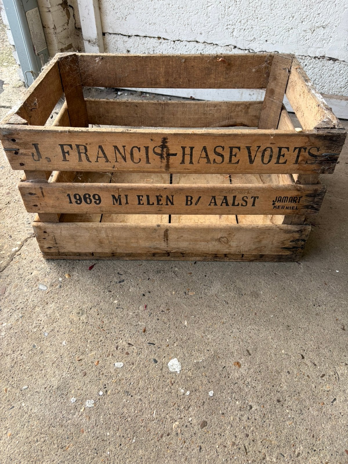 Oude houten kist 1960, Ophalen, Gebruikt
