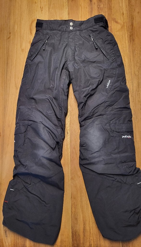 Zwarte skibroek, Sport en Fitness, Ophalen, Gebruikt, Ski, Kleding