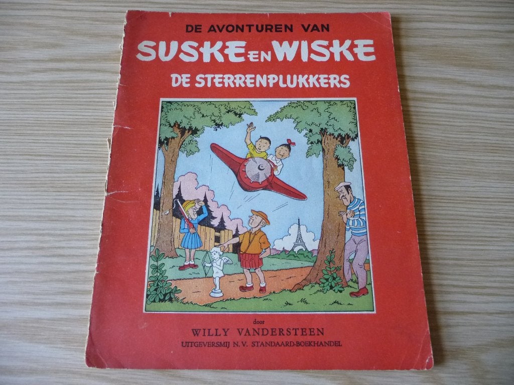 Suske & Wiske - oude reeks - 16. de sterrenplukkers = € 10, Gelezen, Willy Vandersteen, Eén stripboek, Ophalen of Verzenden