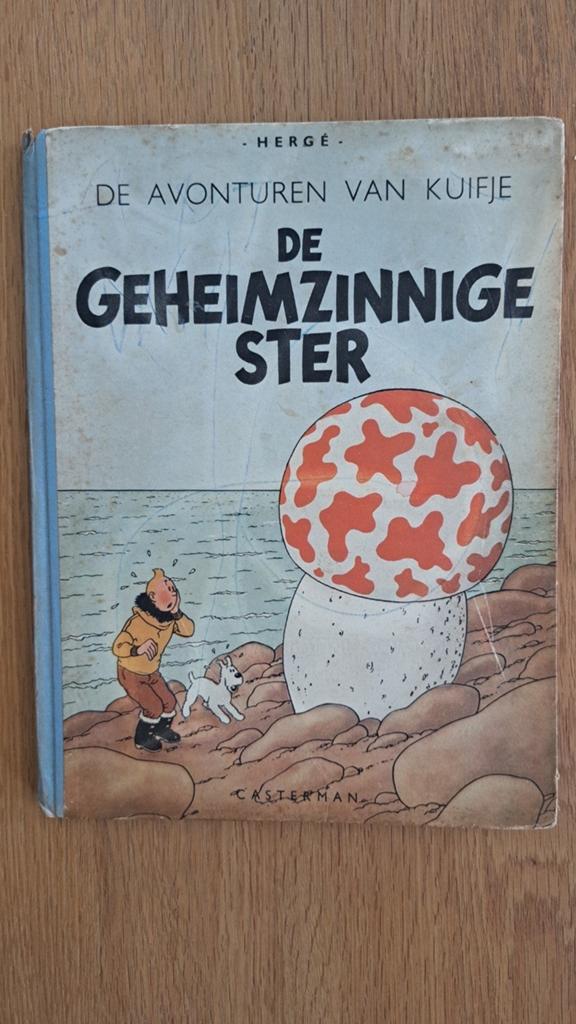 Hergé – Kuifje – De Geheimzinnige Ster – vroege Casterman-ui, Ophalen