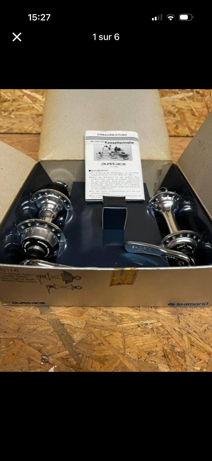 Moyeux shimano dura-ace neuf vintage, Enlèvement, Neuf, Roue