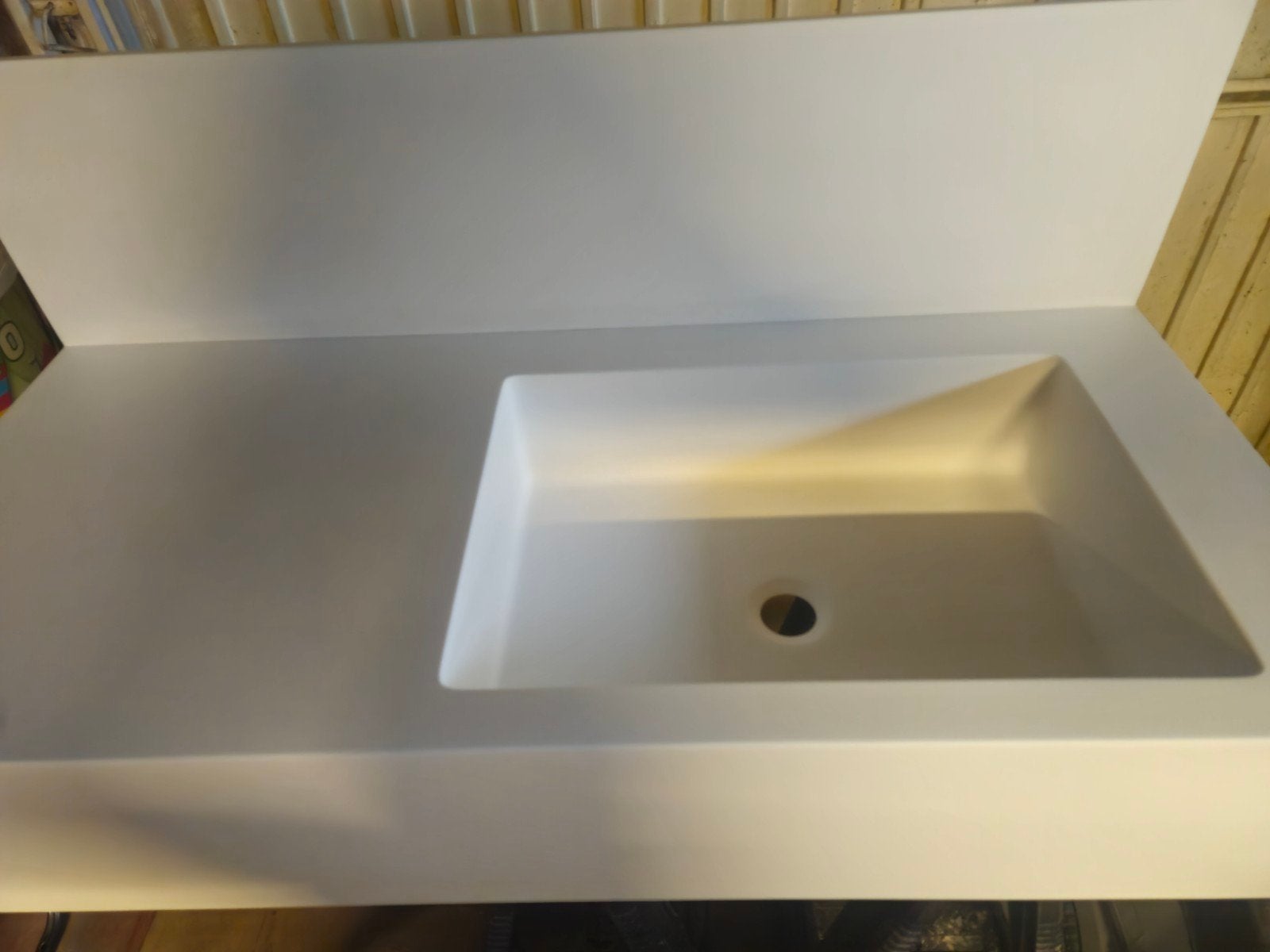 nieuwe wastafel Corian, Ophalen, Wastafel