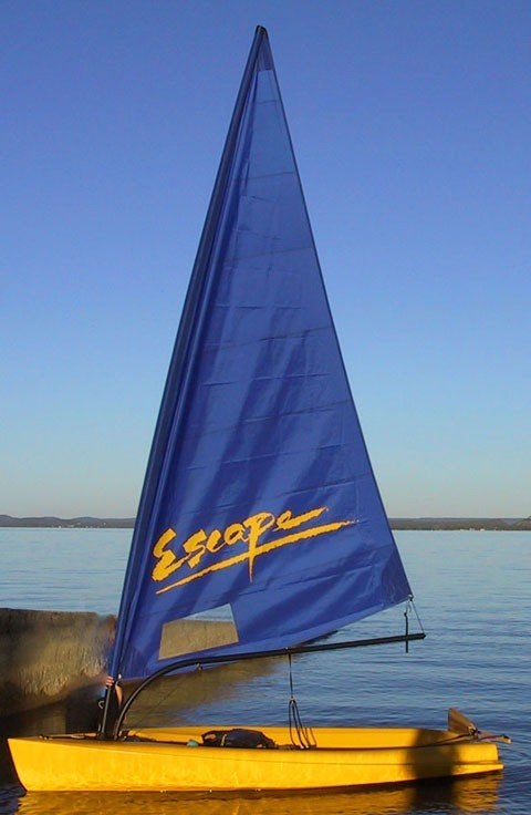 Escape Zeilboot met Trailer - Complete Set - Vaarklaar, Watersport en Boten, Ophalen, Overige brandstoffen, Overige typen, Zo goed als nieuw