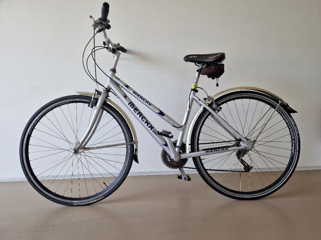 Eddy Merckx damesfiets maat 54, Fietsen en Brommers, Gebruikt, Velgrem, Versnellingen, 50 tot 53 cm