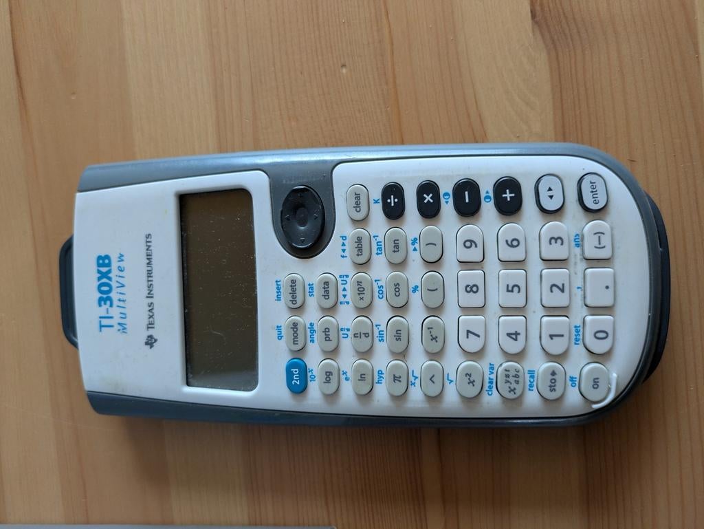 Rekenmachine TI-30XB, Ophalen, Zo goed als nieuw