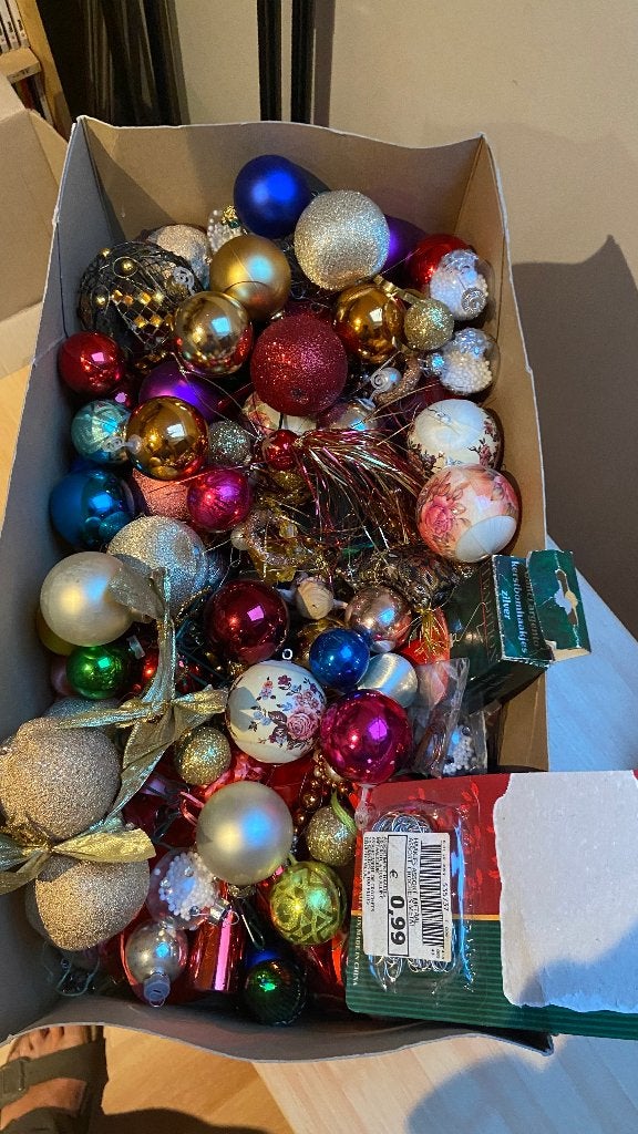Lot Guirlandes, boules... pour Noël, Divers, Enlèvement, Utilisé