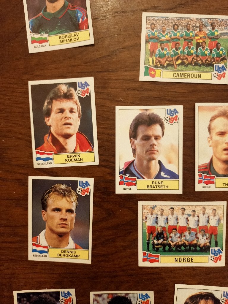 42 autocollants Panini USA 94, Enlèvement ou Envoi, Comme neuf, Plusieurs autocollants