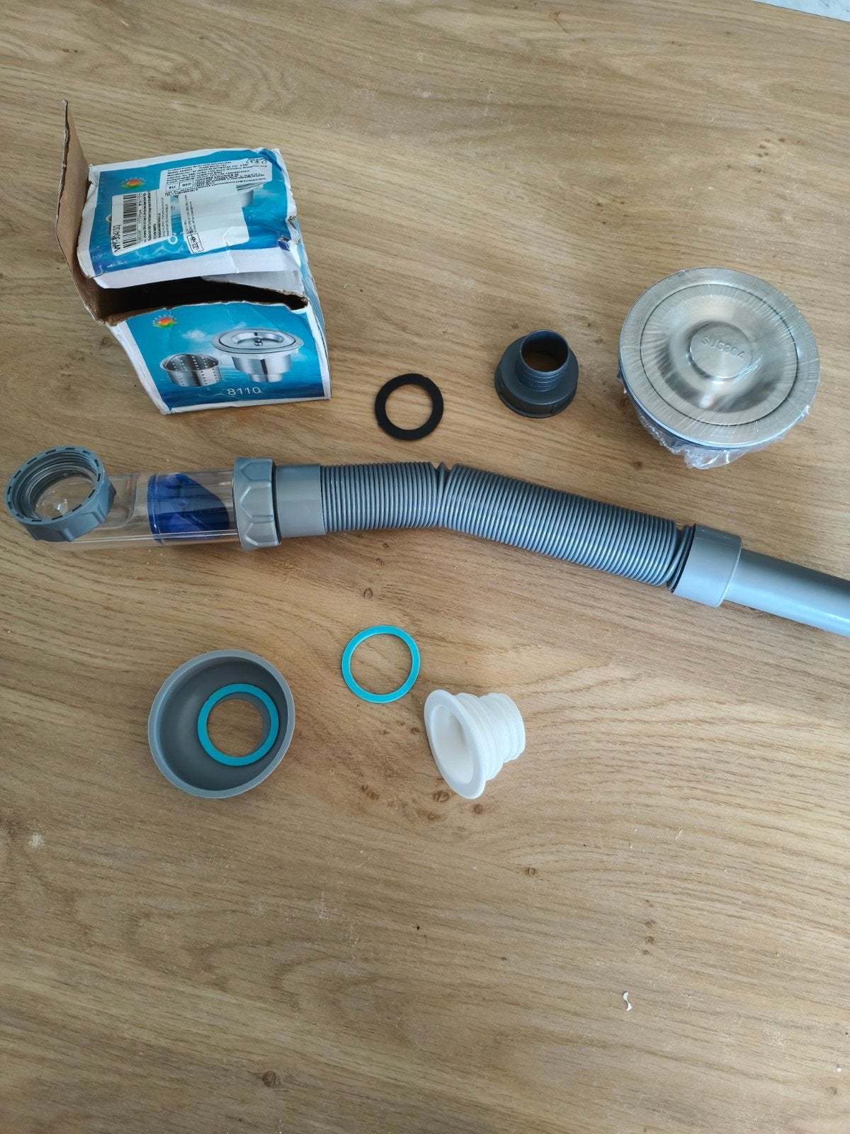 plaatsbesparende afoer, Bricolage & Construction, Neuf, PVC, Évacuation, Moins de 2 mètres