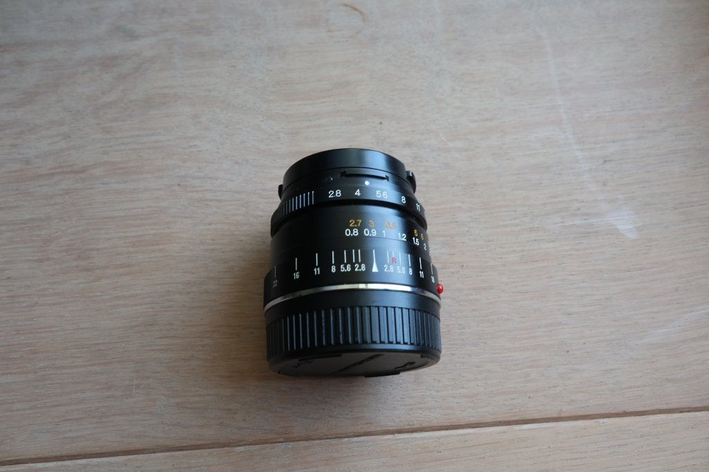 Minolta Rokkor 28mm 2.8 lens voor Leica M, Audio, Tv en Foto, Foto | Lenzen en Objectieven, Refurbished, Groothoeklens, Minolta